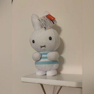 Dick Bruna Miffy Plush Blue Shirt 11” in. Standing Plush